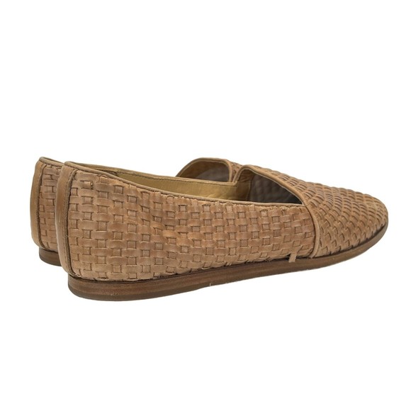 Nisolo Men’s Almond Toe Alejandro Woven Slip on Leather Shoes Brown Size 11 - Picture 8 of 12